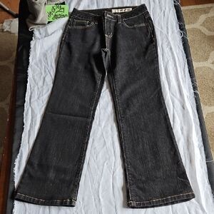 DKNY Dark Denim Flare Jeans